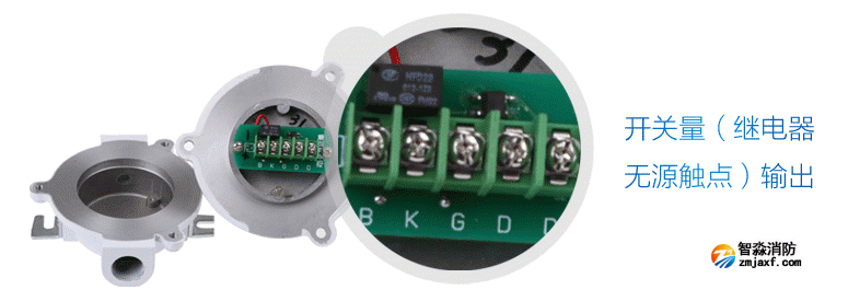 開關量(繼電器無源觸點)輸出